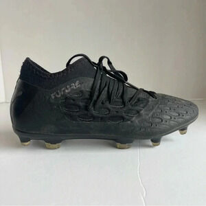 Puma Future 5.3 NETFIT FG/AG Junior (Black/Asphalt) Size 7